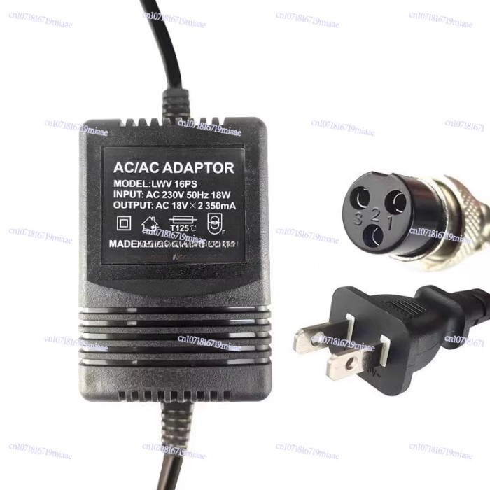 Mixer Power Adapter CT-80S MG82CX Dual 18V350MA Universal Transformer Power Cord
