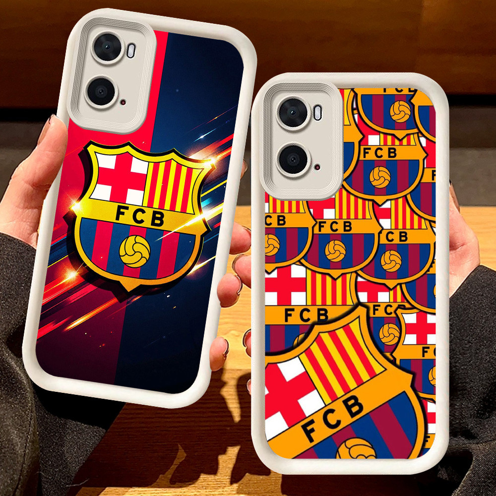 G-31 Barcelona Casing สําหรับ OPPO Reno 7 8 Find X5 Lite 5G สีดําและสีขาว