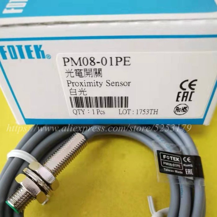 1PC PM08-01PE or PM08-01NE FOTEK New Original Genuine Proximity Sensor