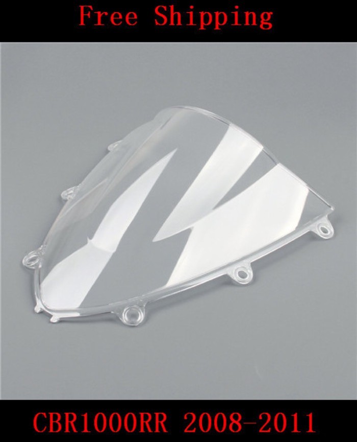 For Honda CBR1000RR 2008-2011 CBR1000 CBR1000R CBR 1000 1000RR motorcycle Double bubble windshield