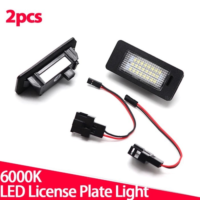 12V Car LED License Number Plate Light Lamp White Light Fit For  Audi A1 A4 B8 4D 5D A5 S5 2D 5D A6