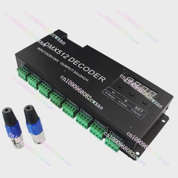 Digital 24CH RGB DMX512 Decoder, 3/4CH RGB RGBW DMX512 Decoder, 30CH RGB DMX Decoder DMX512 Control