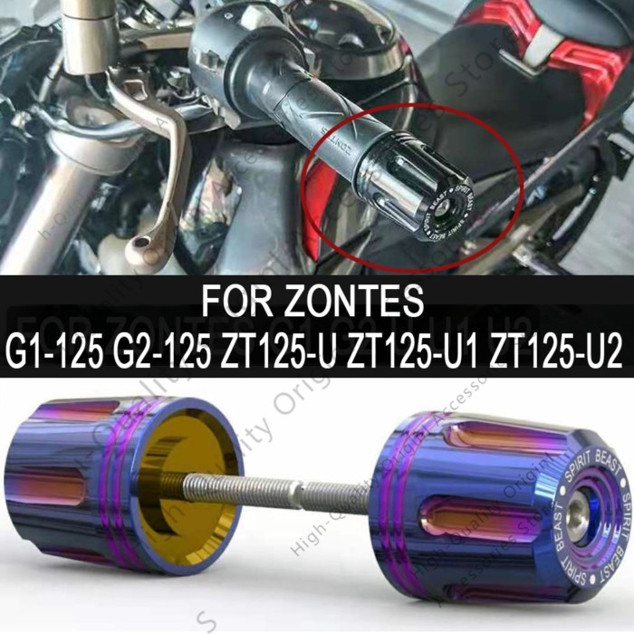 For Zontes G1-125 G2-125 ZT125-U ZT125-U1 ZT125-U2 Motorbike Handle Bar Cap End Plugs Zontes G1 125