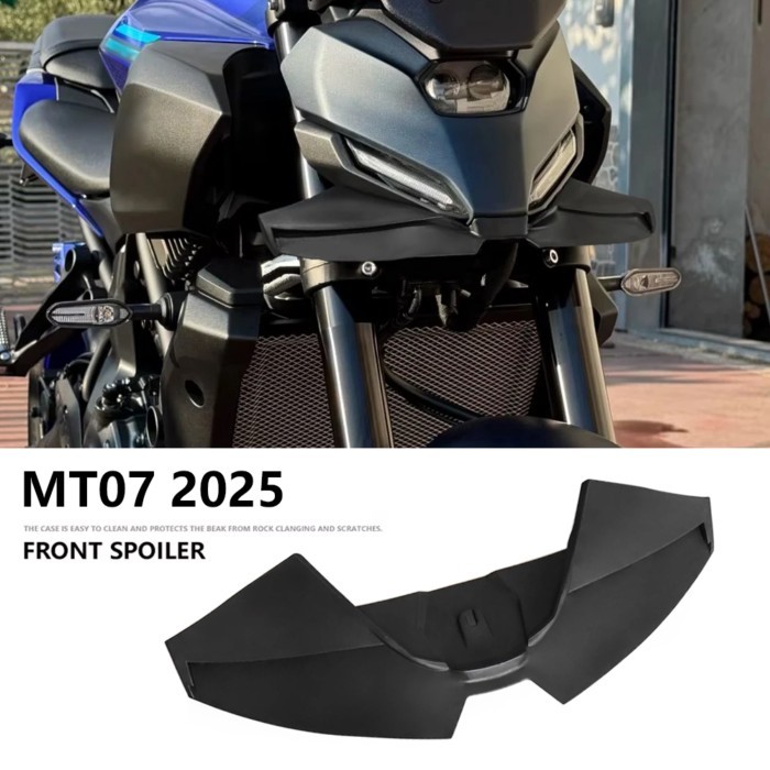 For MT07 MT 07 2025 Motorcycle Downforce Winglet Aerodynamic Wing Front Spoiler Kit New Accessories