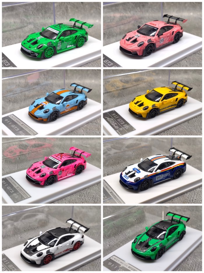 LF164 Porsche 911 GT3 RS Alloy Simulation Collection Car Model Supercar Car Precision Model