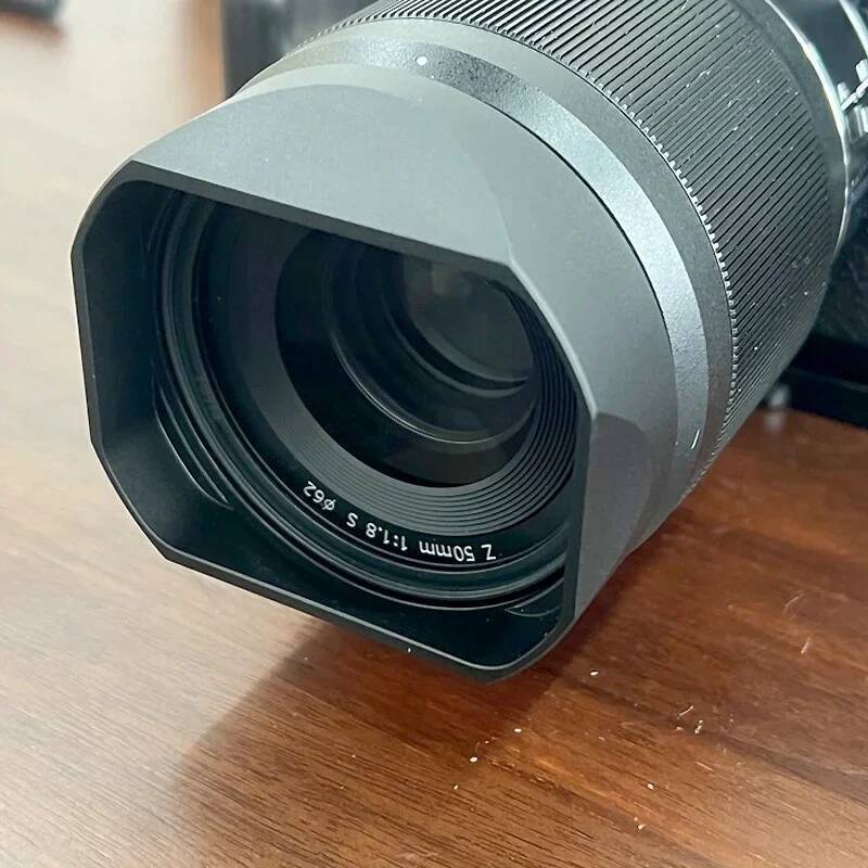 Bayonet Metal Square Lens Hood มาพร้อม Hood Cap สําหรับ Nikon NIKKOR Z50mm F1.8S 35mm F1.4 50mm F1.4