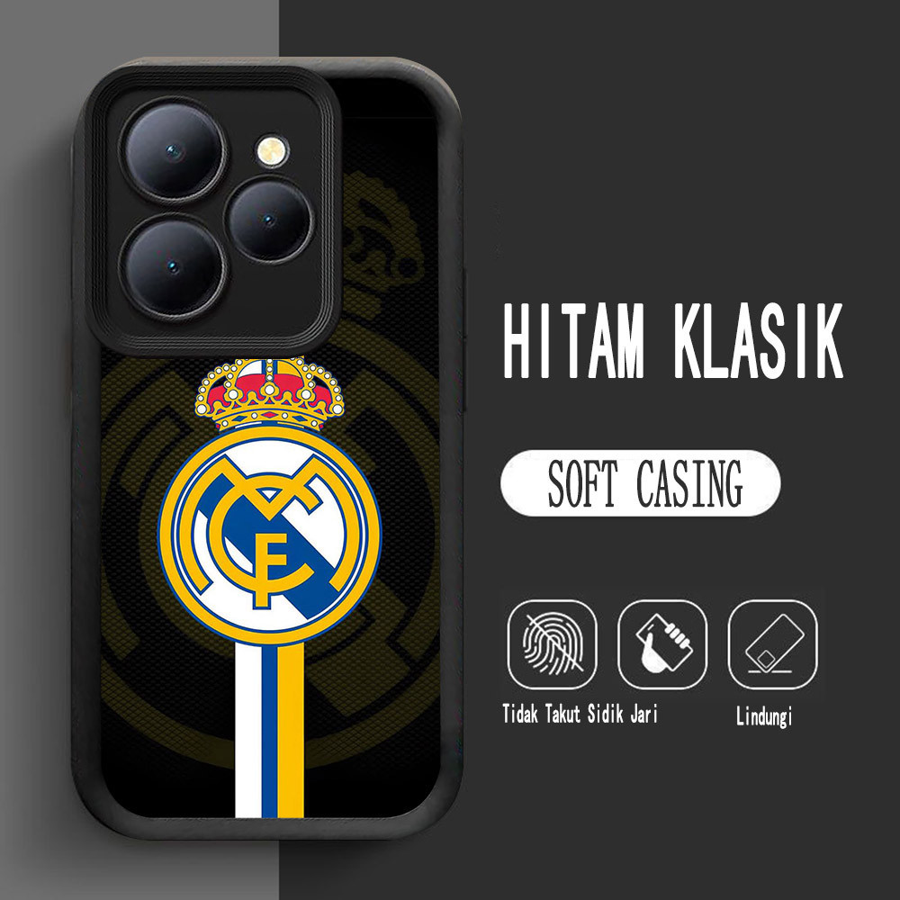 Y-3 R_Real_Madrid ปลอกซิลิโคนสําหรับ Tecno POP Pova 7 6 Spark 20 4 8 9 Pro 5G กรณี