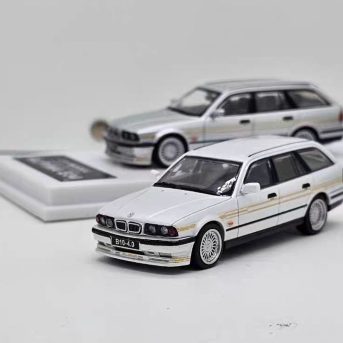 JY 1/64 BMW ALPINA E34 Station Car Tank Alloy Collection รุ่นสีขาว Out of Print Car Model