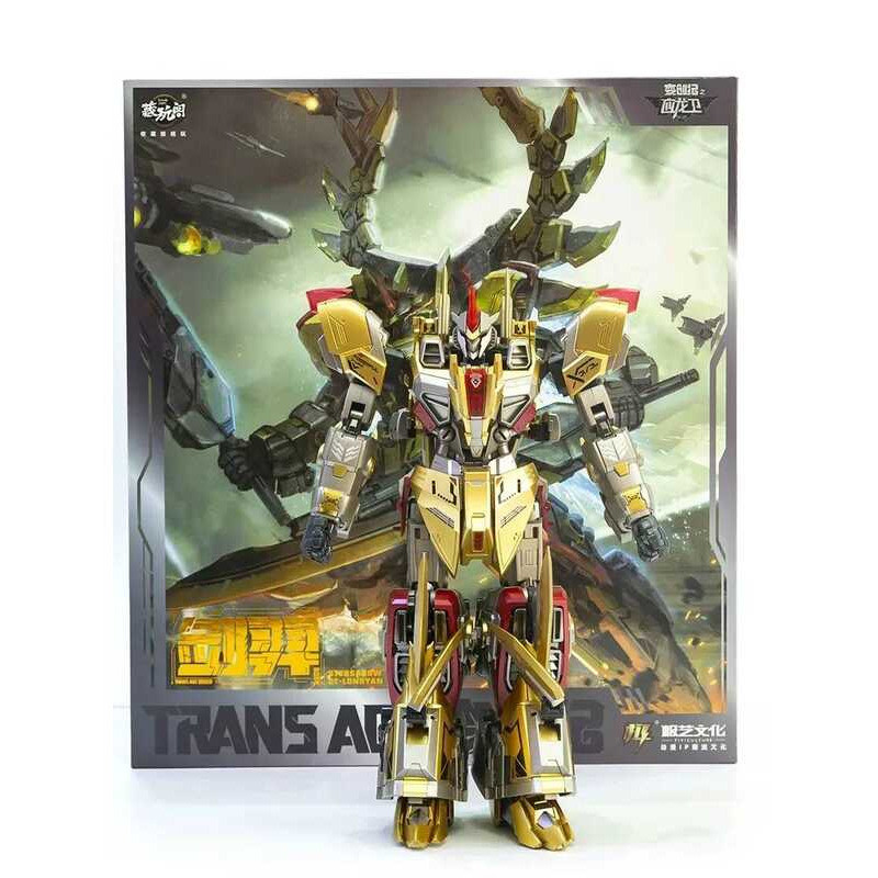 New Transformation Toys Cang-toys CT-LongYan-01 Beast Volcanicus Stegosaurus Stegsarow Action Figur