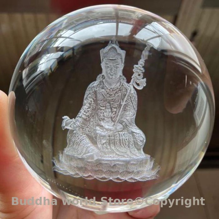 50% off Tibetan Buddhism holy Crystal buddha statue Guru Rinpoche Padmasambhava buddha buddhist alt