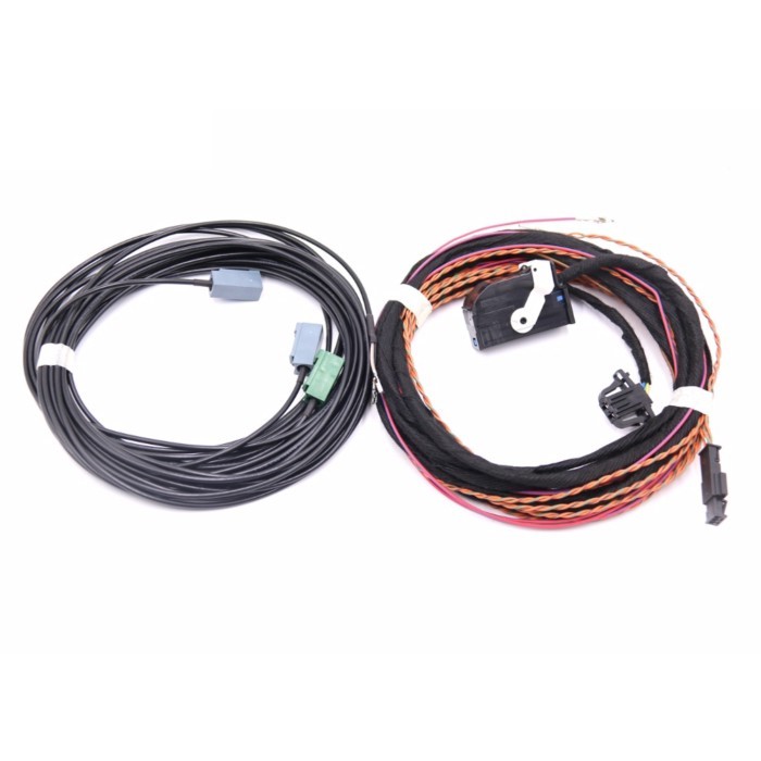 FOR AUDI A4 A5 A6 A7 Q5 Q7  Touareg 7P6 High Line Rear View Camera RVC Guidance Line Install harnes