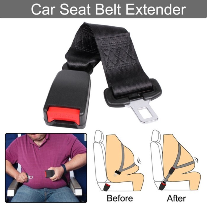 36cm Universal Car Auto Seat Belt Safety Belt Extender Seat Belt Extension Extension Buckle Seat Be