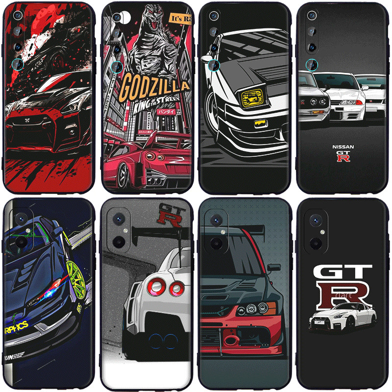 Xiaomi Poco F7 X7 X6 Pro 12X Mi 8 Lite ความเข้ากันได้เคสโทรศัพท์ TPU ฝาครอบป้องกันแบบนุ่ม GTR R34 sk