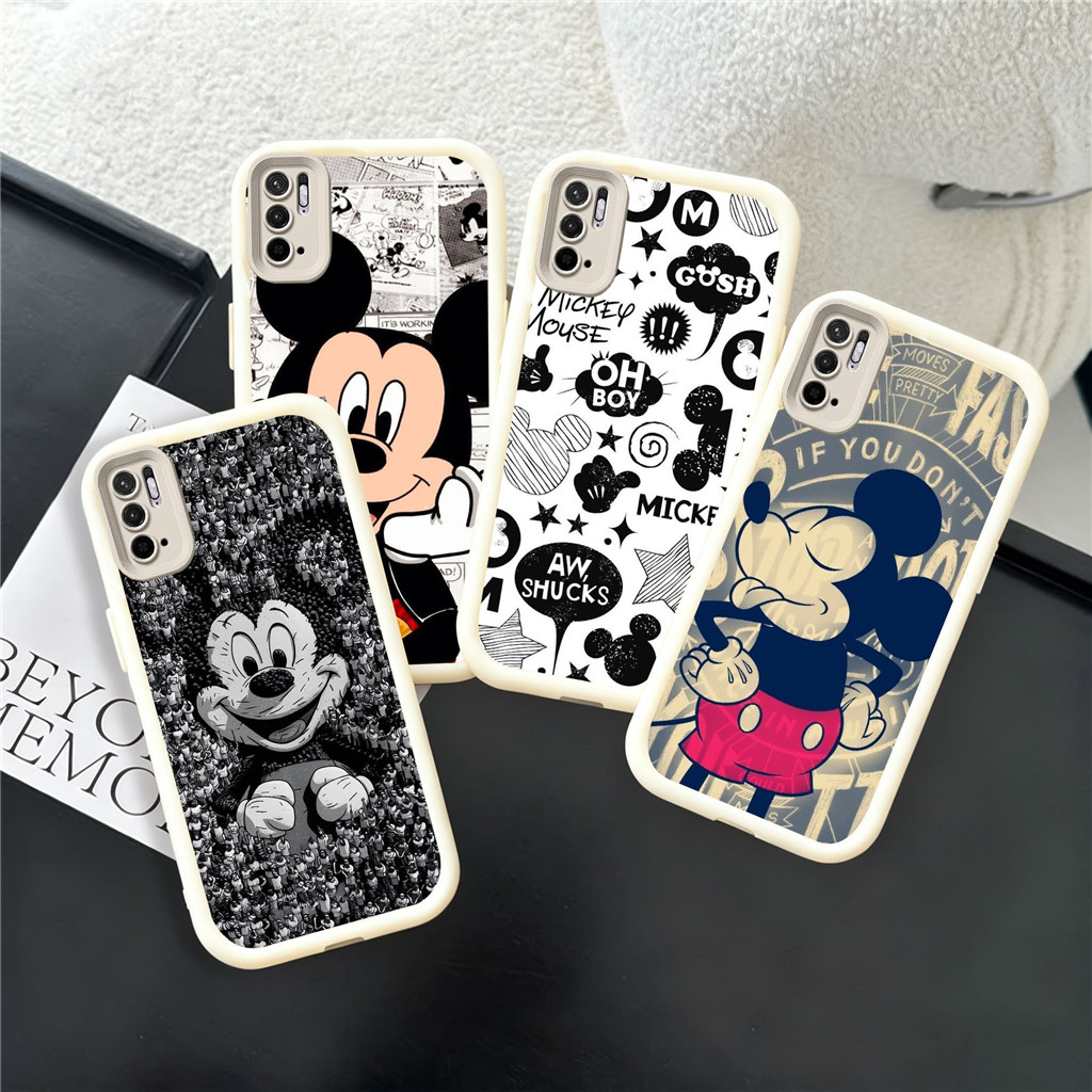 RN14 Mickey Mouse Casing สําหรับ Xiaomi Redmi POCO Note 11A 10C 12 9 C55 13 12C 8 14 9S M2 Pro Max 5
