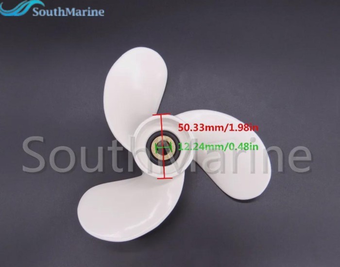 Boat Motor Propeller for Hangkai 2-stroke 4.0 HP / 4-stroke 7hp Outboard Engine