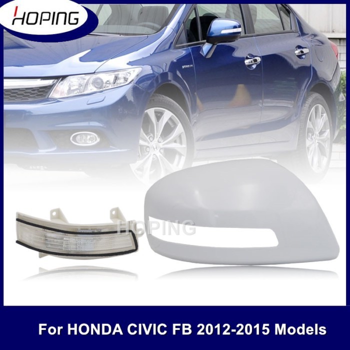 Hoping  Rearview Mirror Cover For HONDA CIVIC 2012 2013 2014 2015 FB2 FB6 Side Mirror Housing Shell