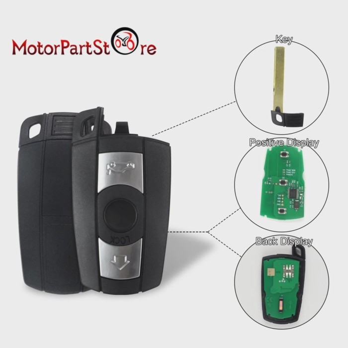 Car Remote Key 315Mhz with Chip PCF7953 for BMW 1/3/5/7 Series X5 X6 Z4 E90 E70 E89 E88 E60 E61 E65