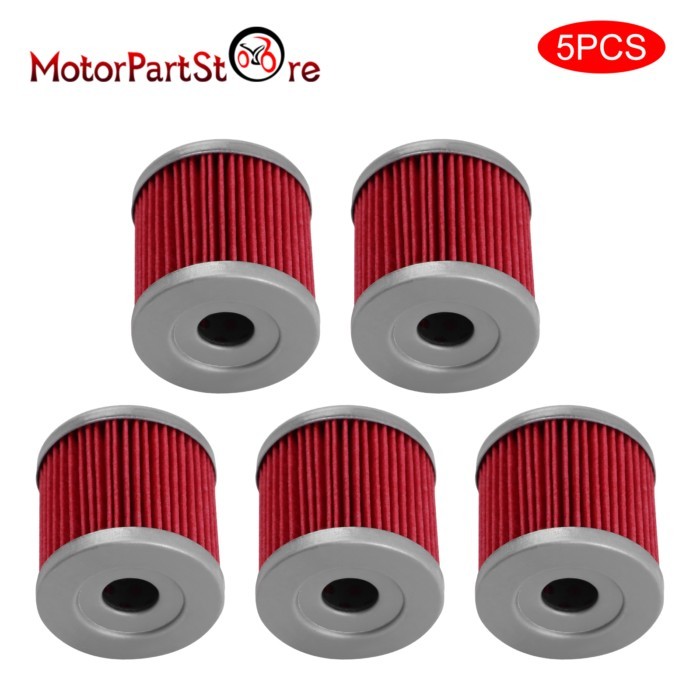 5x Oil Filters HF139 KN139 For Suzuki DRZ400 DRZ 400 E S LTZ400 LTZ 400 LTR450 LTR 450 Kawasaki KFX