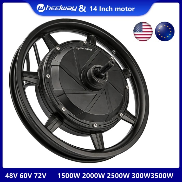 14 Inch  Electric Bicycle Stronger Hub Motor 36V 72v 2000W 3000w 120km/h  Brushless Scooter Electri
