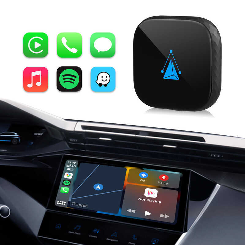 OttocastAA85 Car Wireless carpy box กล่อง ai Bluetooth ไร้สายแบบมีสายเป็นไร้สาย