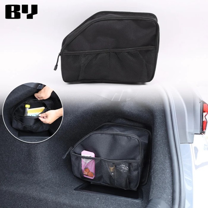 Car Organizer Bag For BMW 5 Series G60 2024 Car Trunk Side Storage Organizer Accessories