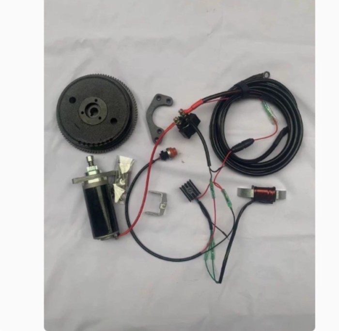 Electric Start Kit For Tohatsu 9.8HP Mercury 9.9HP 2 Stroke Outboard Motor