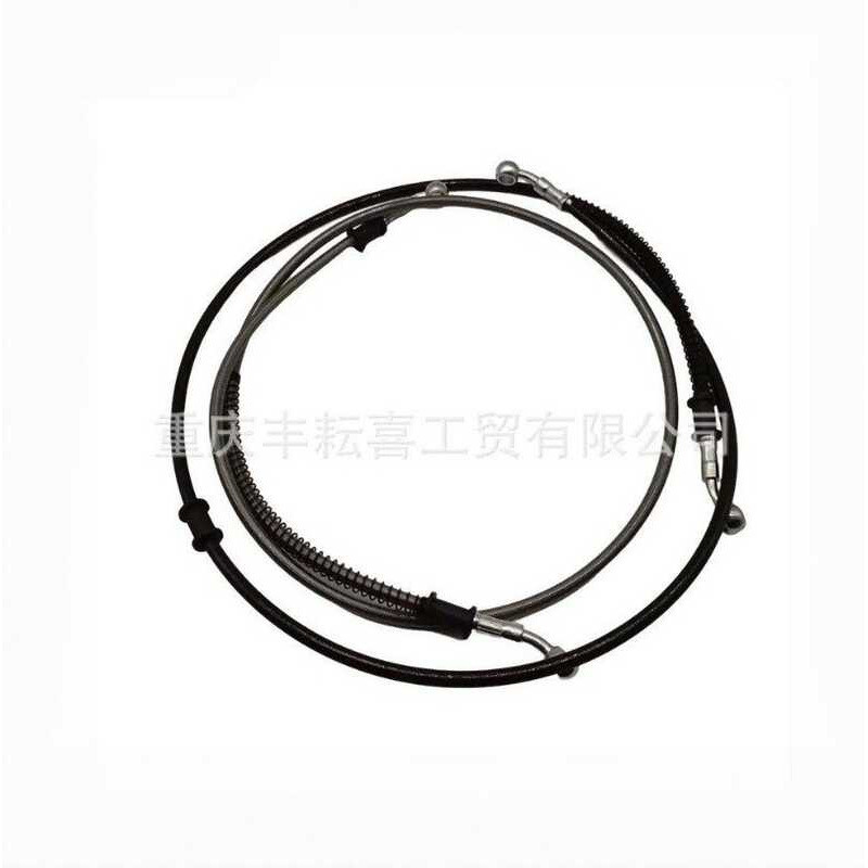 CQR ท่อเบรคหน้า Zongshen KTM รถจักรยานยนต์ cqr250 Inverted ส้อมเรียบส้อมท่อเบรคหน้าด้านหลังเบรคท่อ