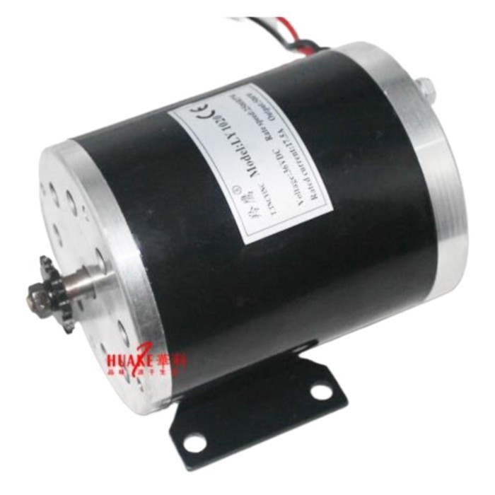 24V 500W MY1020 Permanent Magnet Brush Motor High Speed 25H / T8F Sprocket Electric Vehicle / Scoot