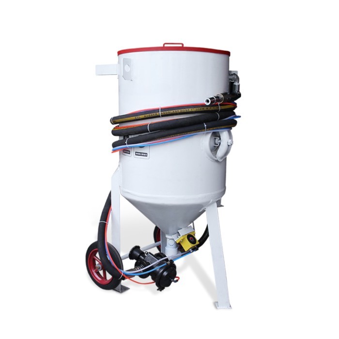 Small mobile sandblasting machine automatic rust removal and polishing high pressure water sandblas