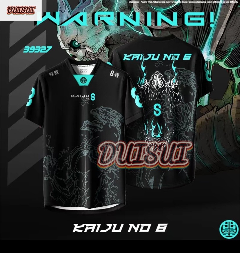 Kaiju No.8 Anime Fan Design NFL เสื้อยืดคอปก Unisex ขนาด 100-3XL