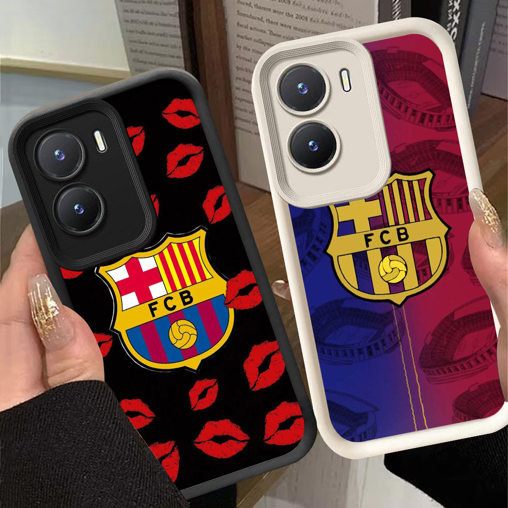G-8 FBC Barce Casing สําหรับ VIVO Y55 V19 Neo T1 Y75 V17 5G สีดําและสีขาว