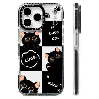 น่ารัก Lucky Black Cat สําหรับ IPhone 11 12 13 15 14 16 17 P…
