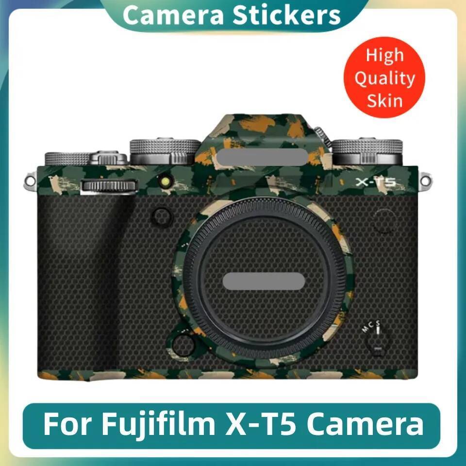 สําหรับ Fujifilm X-T5 Decal ผิวไวนิลห่อฟิล์มกล้องสติกเกอร์ป้องกันสําหรับ FUJI XT5 X T5