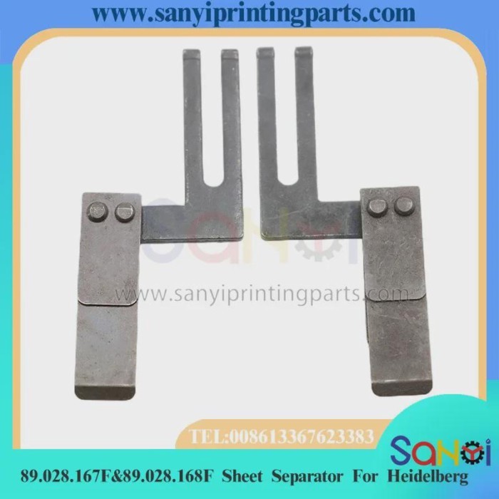 5 Set Best Quality 89.028.167F&89.028.168F Sheet Separator Hooked Type For Heidelberg SM74 SM102 CD