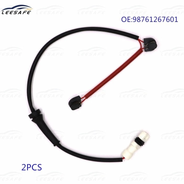 2PCS 98761267601 Rear Brake Pad Wear Sensor for PORSCHE BOXSTER Spyder 987 CAYMAN 987 Brake Pad Ala