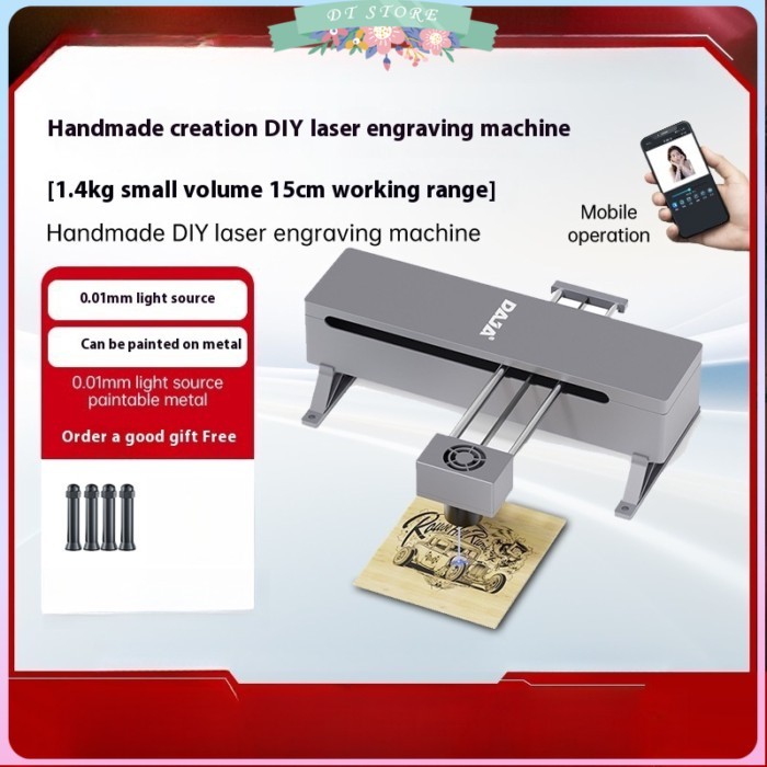 DAJA DJ7 Laser Engraver Machine Logo Maker Diy CNC Engraving Machine 5W Portable for Wood working M