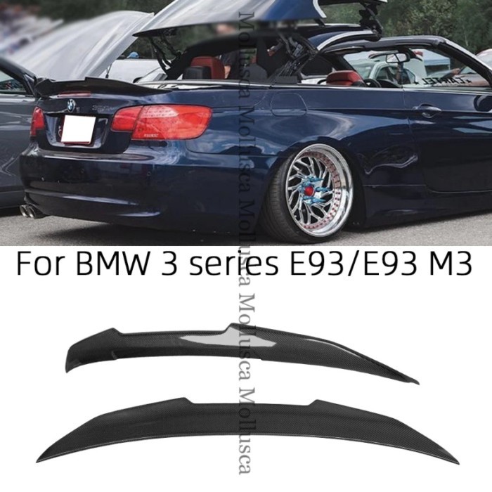 For BMW 3 Series E93&E93 M3 Convertible PSM Style Carbon fiber Rear Spoiler Trunk wing 2006-2013 FR