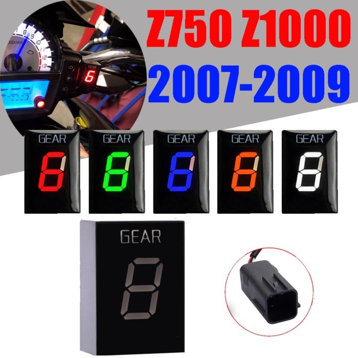 Motorcycle Speed Gear Indicator Gear Display Meter For Kawasaki Z750 Z 750 Z1000 Z 1000 2007 2008 2
