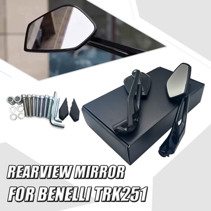 New For Benelli TRK251 TRK 251TRK 251 Motorcycle Rear View Mirror Modified Rear View Mirror Reflect