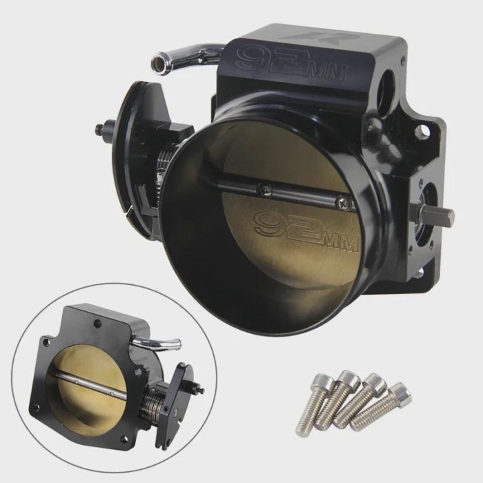 Aluminum 92MM CNC Billet Throttle Body For Chevy GM Gen III LS1 LS2 LS3 LS6 LS7 SX LS LSX V8 Engine