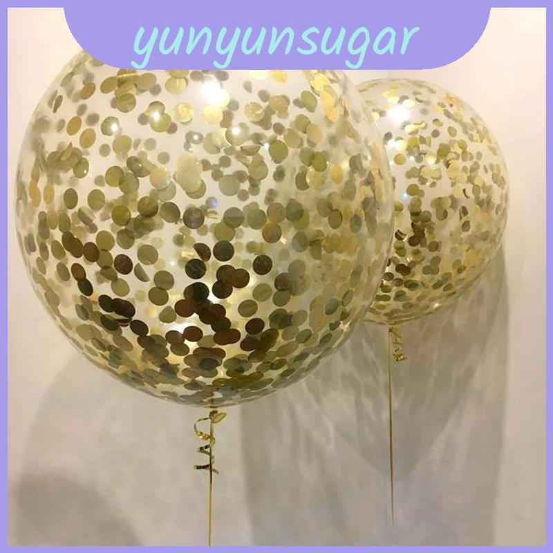 12" Stylish Confetti Balloon Latex Helium เหมาะสําหรับปาร์ตี้เต้นรําและฉลองงานแต่งงาน