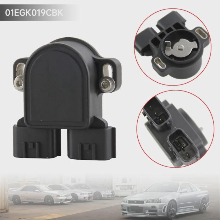 Black Throttle Body Q45 Position Sensor TPS Valve Switch Fit For Nissan Skyline R33 R34 GTS25 RB25D