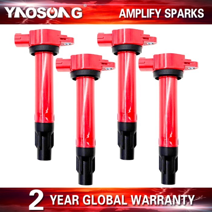 4x Ignition Coils For Mitsubishi Lancer Outlander Outlander Sport RVR 2.0L 2.4L L4 4B11 4B12 3.0L V
