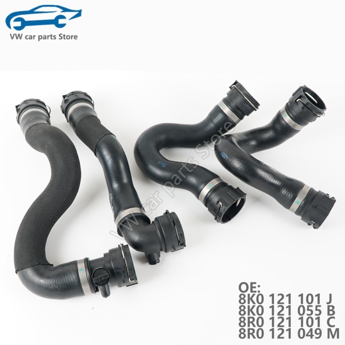 8K0 121 055 B,8R0 121 101 C,8R0 121 049 M Radiator Coolant Hose For Audi A4 A5 Q5 8K0121101J,8K0121