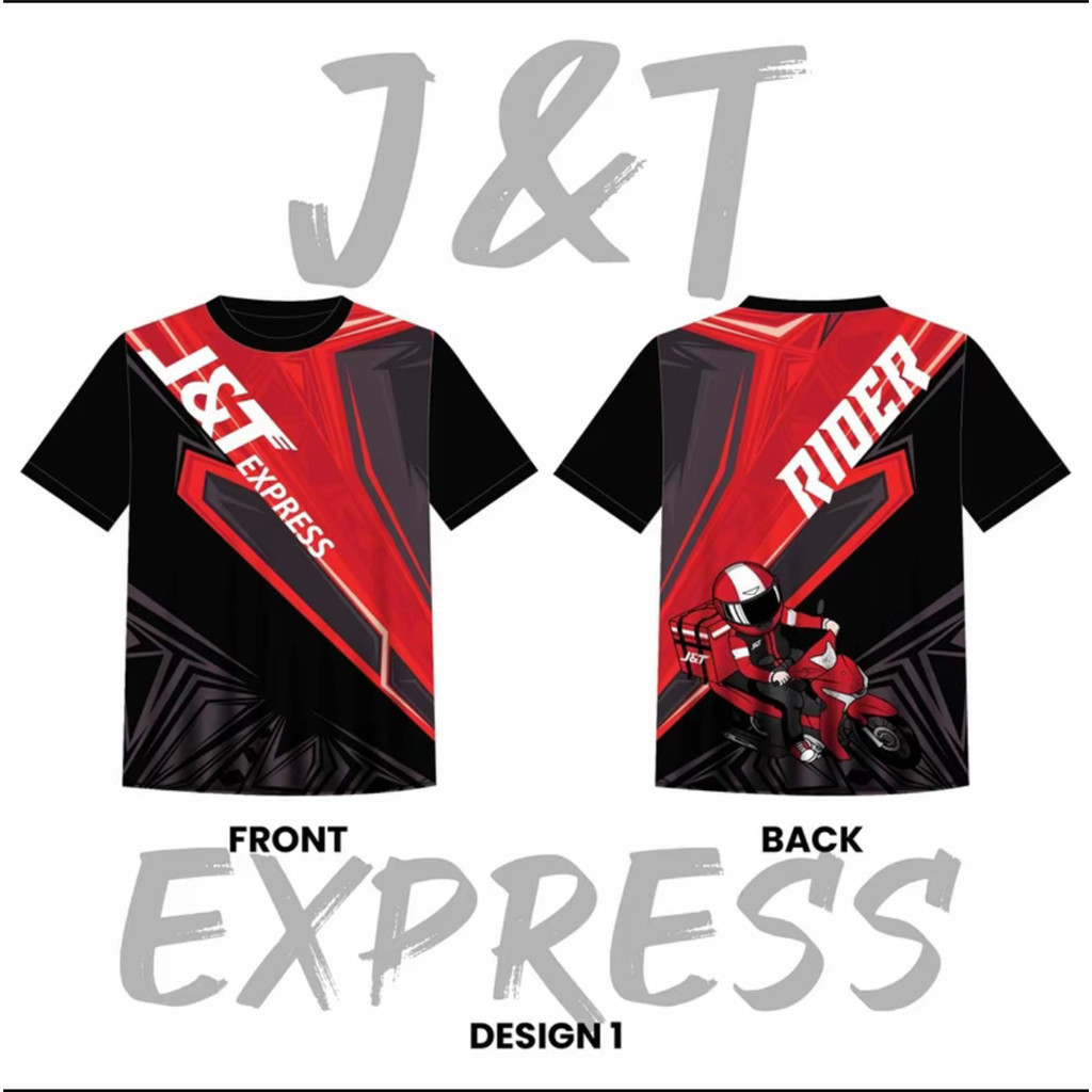 เสื้อยืดJ & T Express, เสื้อผ้าโปดร์J & T Express นุ่มนวลสบายใจสําดี A1