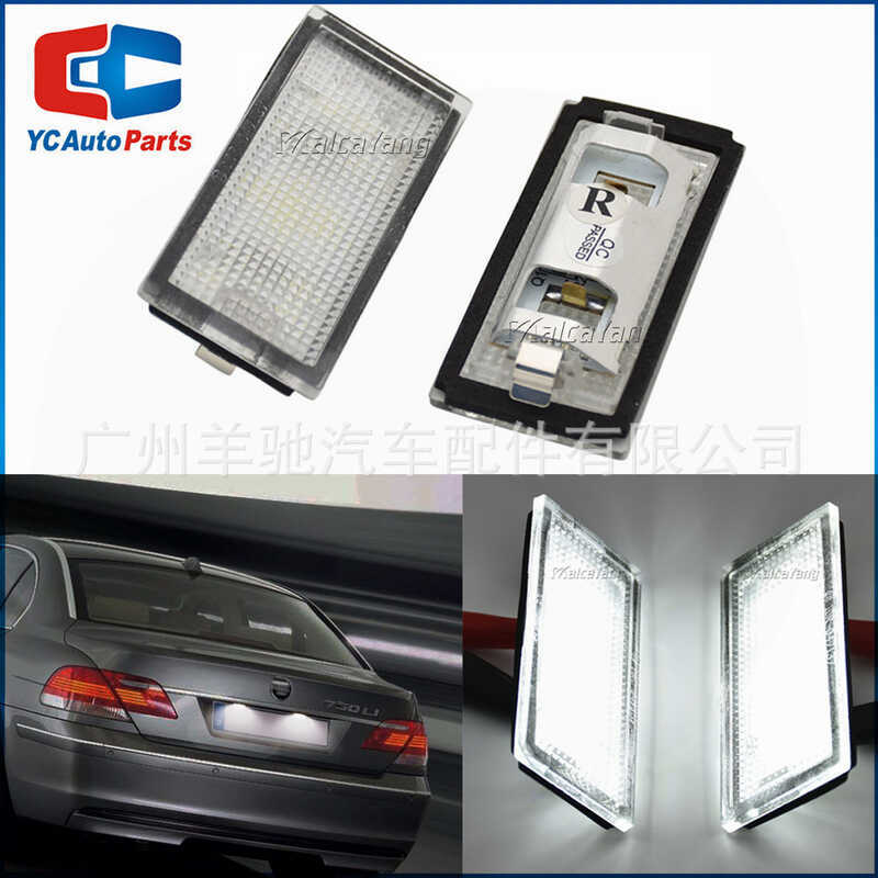 เหมาะสําหรับ BMW BMW 7 Series E65 E66 26-28 รถ LED ไฮไลท์ไฟป้ายทะเบียน
