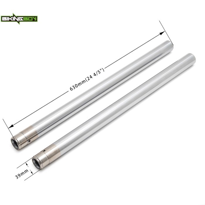 BIKINGBOY 39mm 24 4/5" 26 4/5" Fork Tube Sportster XL883L 05-15 XL883N XL883R XL1200C 09-15 XL1200L
