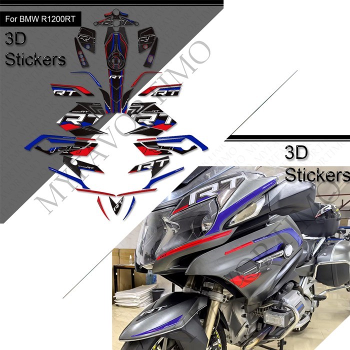 For BMW R1200RT R 1200 RT R1200  Motorcycle Fuel Tank Sticker Moto Decals 3D Stickers on Motorcycle