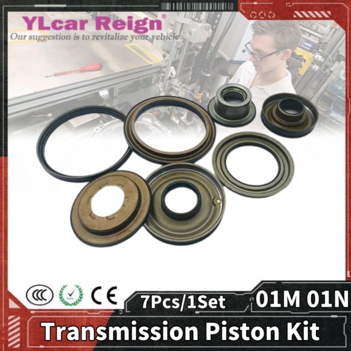 01M 01N 01P Auto Transmission Gearbox 7Pcs/1Set Piston Kit Rebuild Repair Kits For AUDI VW Bettle J