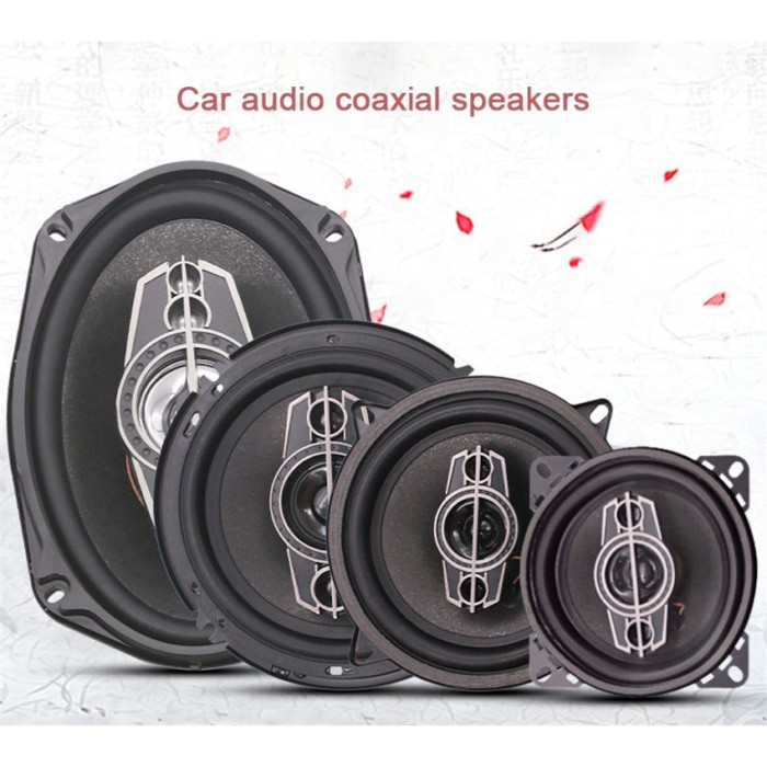 2pcs 4/5/6 Inch Car Speakers Subwoofer Car Audio Music Stereo Full Range Frequency Coaxial Hifi Aut